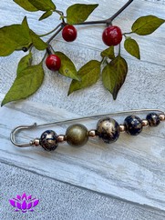 SPILLA BOULE CERAMICA BLU