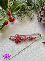 SPILLA FARFALLA IN CERAMICA FUCSIA