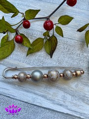 SPILLA BOULE CERAMICA GRIGIO